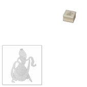 Rapunzel Rubber Stamp Rubberstempel (Gestempeld)