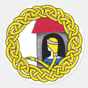Rapunzel-stickers Ronde Sticker