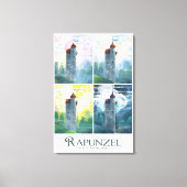 Rapunzel van 's morgens tot 's nachts canvas afdruk (Voorkant)