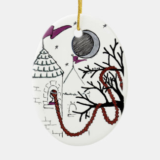 Rapunzel's zeer slechte haardagversiering keramisch ornament