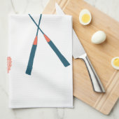 Raquette Badminton & serviette de cuisine birdy (Quart Plié)