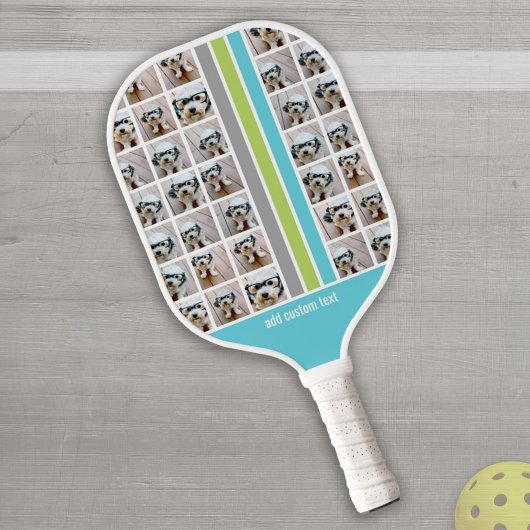 Raquette De Pickleball 15 Grille de collage photo partout avec bandes de 