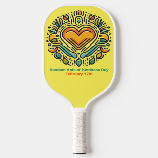 Raquette De Pickleball 17 févr. - Random Acts of Kindness Day (Recto)