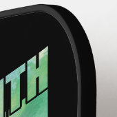 Raquette De Pickleball 1865 Liberté noire afro-américaine (Détail gauche)