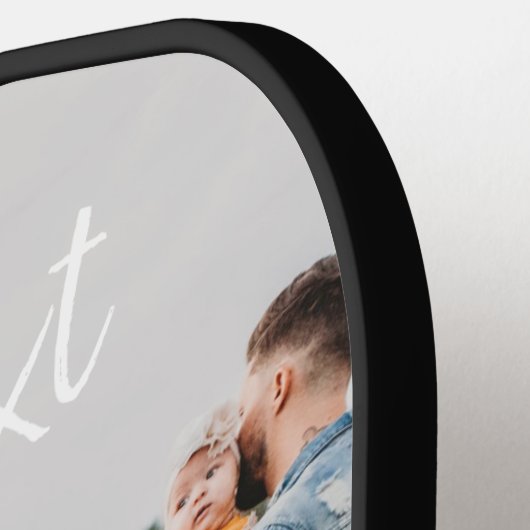 Raquette De Pickleball 2 Modèle photo et texte personnalisé (Détail gauche)