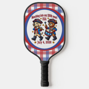 Raquette De Pickleball 4 juillet USA 250e anniversaire Semiquincentenaire