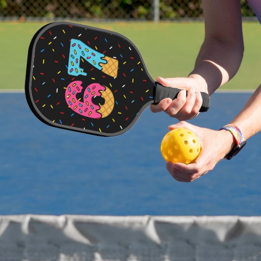 Raquette De Pickleball 67 Drôle Mème Crème de glace Six sept Gen Alpha (Insitu)