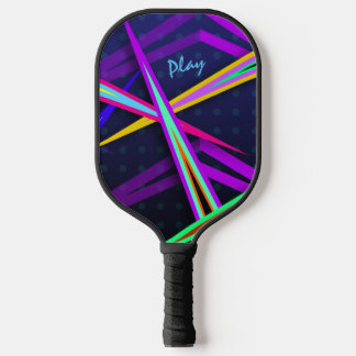 Raquette De Pickleball 80 Fun Dark Vaporwave Style Design