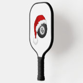 Raquette De Pickleball 8 Ball Santa hat Funny noël billard snooker (Gauche)