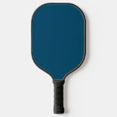 Raquette de Pickleball à Design Abstrait Bleu et O (Recto)