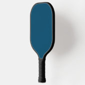 Raquette de Pickleball à Design Abstrait Bleu et O (Gauche)
