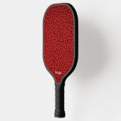 Raquette de Pickleball à Impression Léopard Rouge (Gauche)