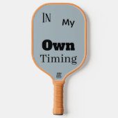 Raquette De Pickleball À mon propre rythme (Verso)
