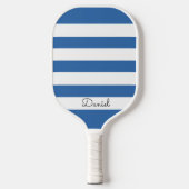 Raquette de Pickleball à Monogramme avec Rayures B (Recto)