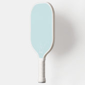 Raquette de Pickleball à Monogramme Bleu Poudre av (Gauche)
