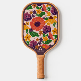 Raquette de Pickleball à Motif Floral Jardin Vibra