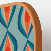 Raquette de Pickleball à Motif Rétro Cool (Détail gauche)