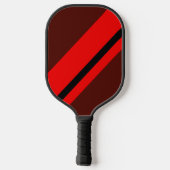 Raquette de Pickleball à rayures rustiques de cour (Verso)