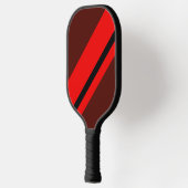 Raquette de Pickleball à rayures rustiques de cour (Gauche)