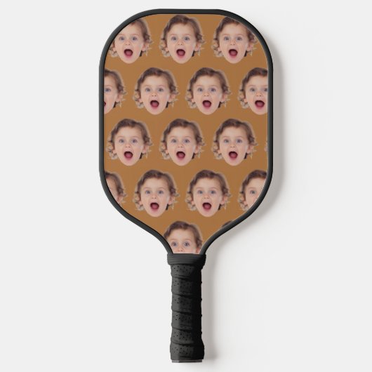 Raquette de Pickleball à Visages Personnalisés (Recto)