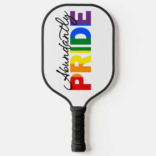 Raquette De Pickleball Abondamment Fierté arc-en-ciel (Recto)