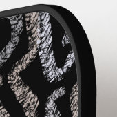 Raquette De Pickleball Abstract Arrow Grunge Pattern And Soft Pastels (Détail gauche)