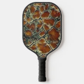 Raquette De Pickleball Abstract Art Earth Tones Pattern (Recto)