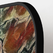 Raquette De Pickleball Abstract Art Earth Tones Pattern (Détail gauche)