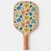 Raquette De Pickleball Abstract Hand-Drawn Boho Floral Pattern (Recto)