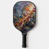 Raquette De Pickleball Abstrait (Verso)