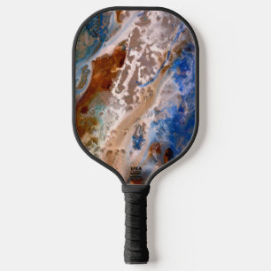 Raquette De Pickleball Abstrait plage de sable motif motif en mousse d'ea