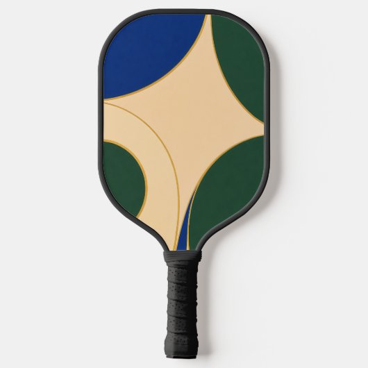 Raquette de Pickleball Abstraite avec Garniture Do (Verso)