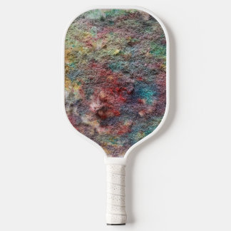 Raquette de Pickleball Abstraite Colorée