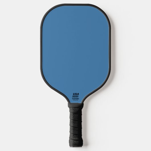 Raquette De Pickleball Acier bleu gris couleur solide (Recto)