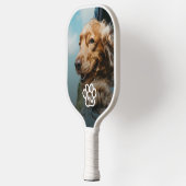 Raquette De Pickleball Add Your Own Photo Dog Pets Monogram (Gauche)