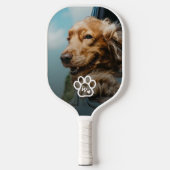Raquette De Pickleball Add Your Own Photo Dog Pets Monogram (Recto)