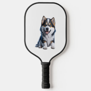 Raquette De Pickleball Adorable HD Alaskan Malamute Portrait Chiot - Embr