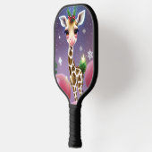 Raquette De Pickleball Adorable Imaginaire bébé Giraffe avec Holly (Gauche)