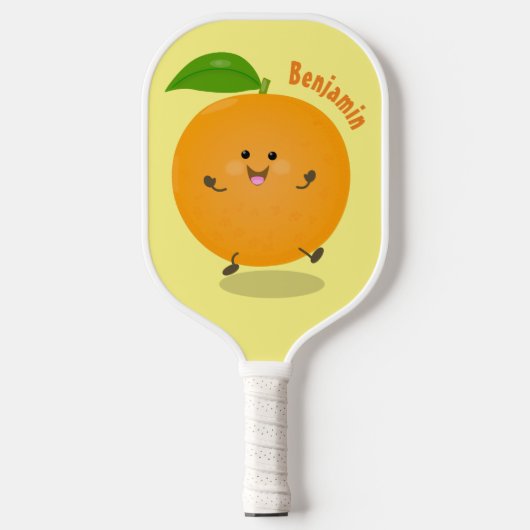 Raquette De Pickleball Agréable agrumes d'orange (Recto)