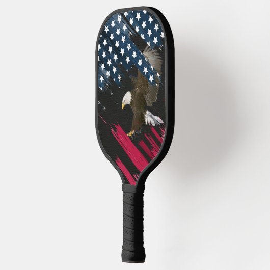 Raquette De Pickleball Aigle et drapeau (Gauche)
