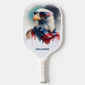 Raquette De Pickleball Aigle patriotique (Recto)
