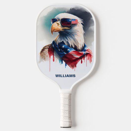 Raquette De Pickleball Aigle patriotique (Recto)