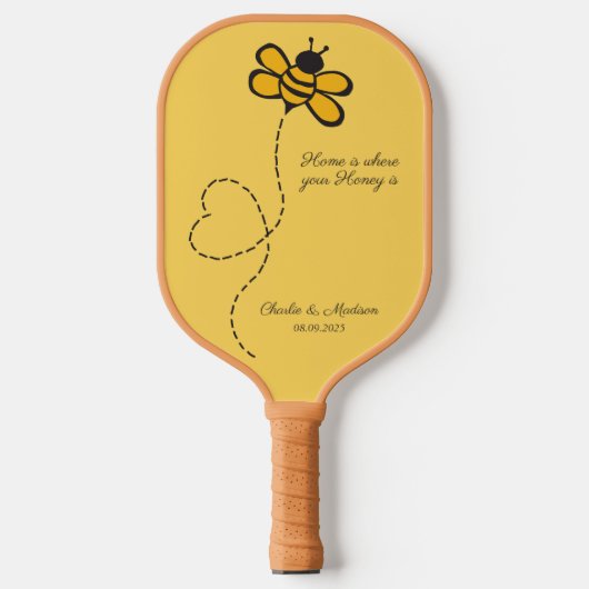 Raquette De Pickleball Aimer le texte personnalisé (Recto)