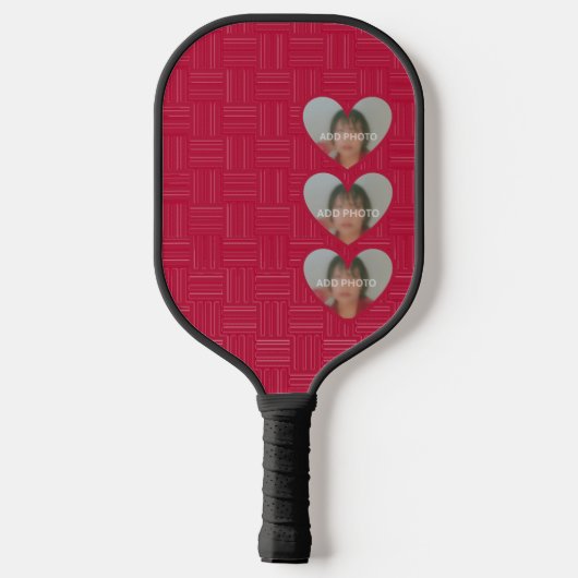 Raquette De Pickleball Ajouter la photo Red Pickleball Paddle (Verso)