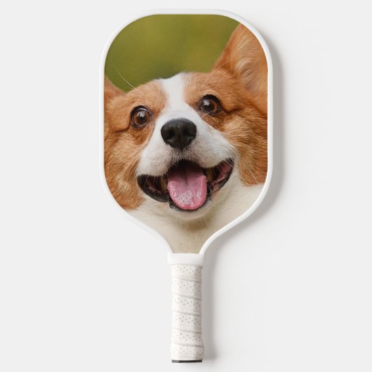 Raquette De Pickleball Ajouter photo de chien personnalisé Customisé (Recto)