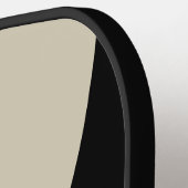 Raquette De Pickleball Albâtre rétro trois cercle bande avec nom (Détail gauche)