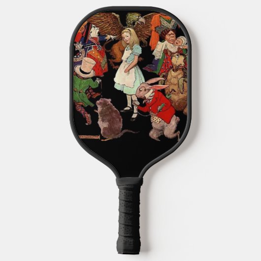 Raquette De Pickleball Alice In Wonderland Pickleball Paddle (Verso)