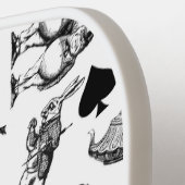 Raquette De Pickleball Alice White Rabbit Wonderland Classic (Détail gauche)