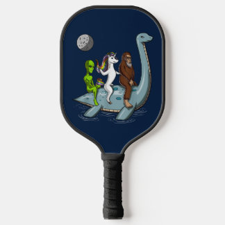 Raquette De Pickleball Alien Bigfoot Unicorn Loch Ness Monster Space