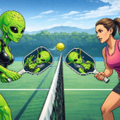 Raquette de Pickleball Alien Féminin
